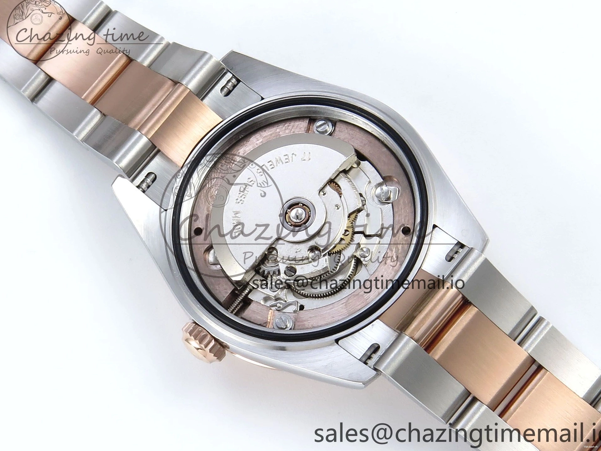 904L 2688 Oyster Dial RG Bracelet Steel SS 278381RBR DateJust Stick Diamonds RG Edition ETA on ARF 31 Bezel 1:1 Best 0415